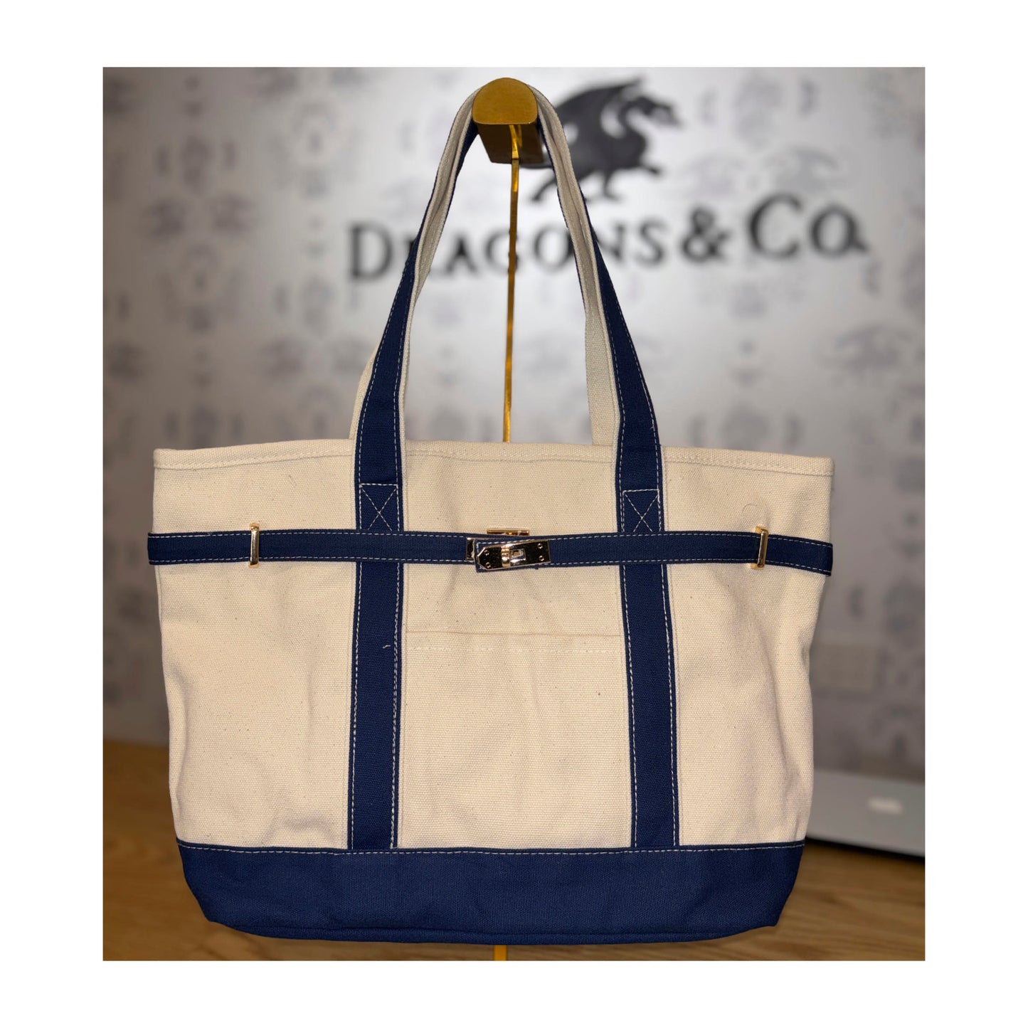 Gameday Navy Trendy Tote
