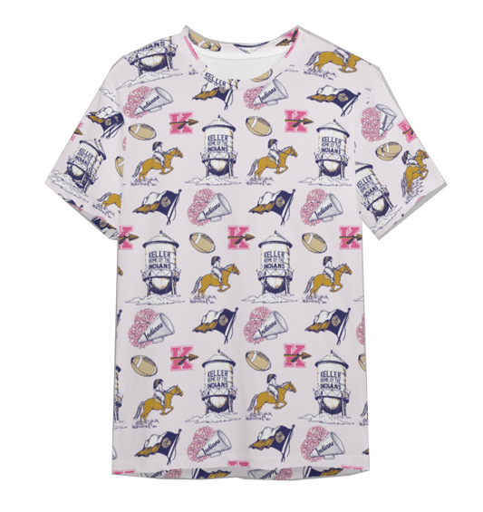 Keller Pink Toile T