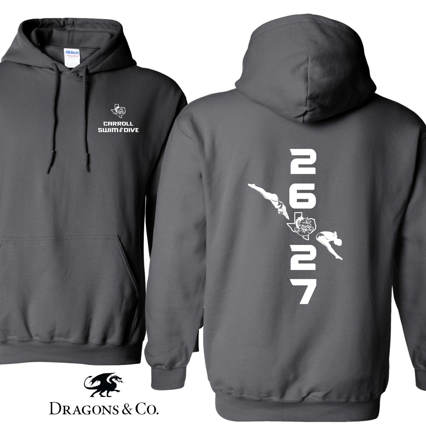 MENS Dragon Swim Dive HOODIE 2026