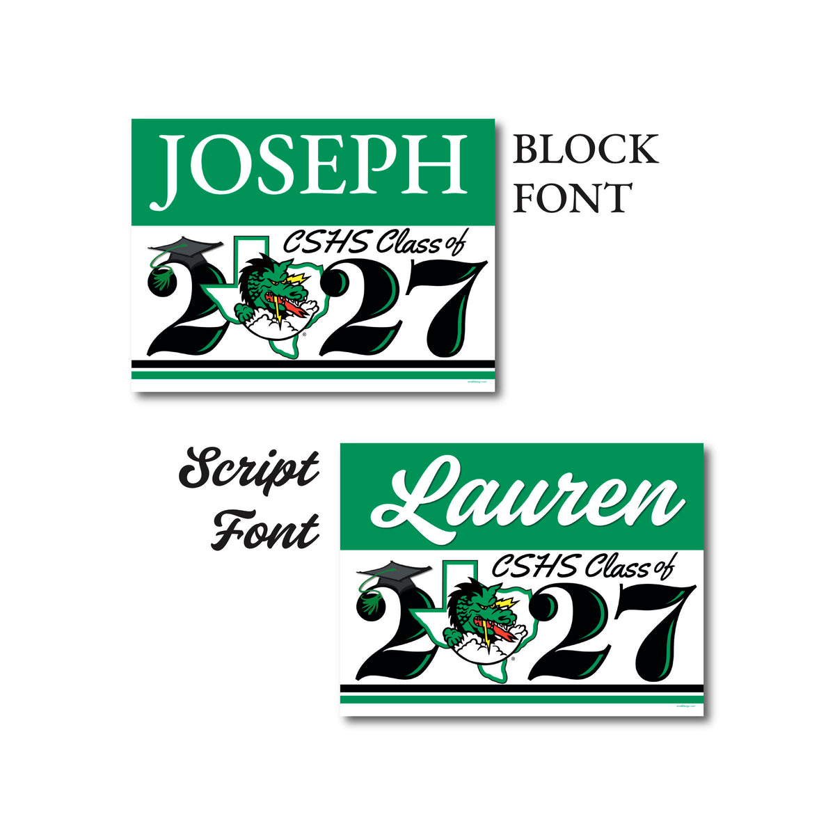 Class of 2027 Yard Sign