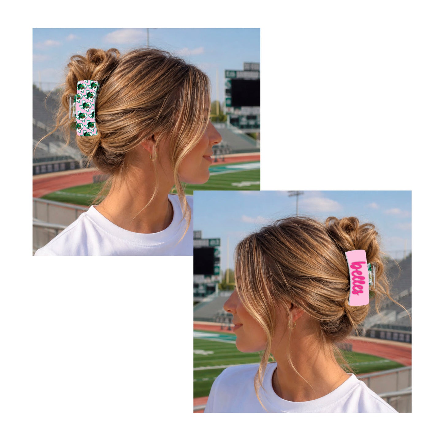 PREORDER Custom Dragons Pink Hair Clip