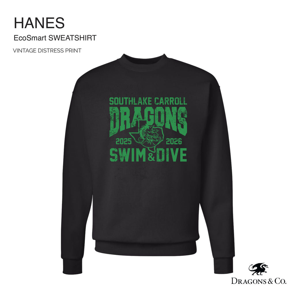 Dragon Swim Dive TEAM sweatshirt