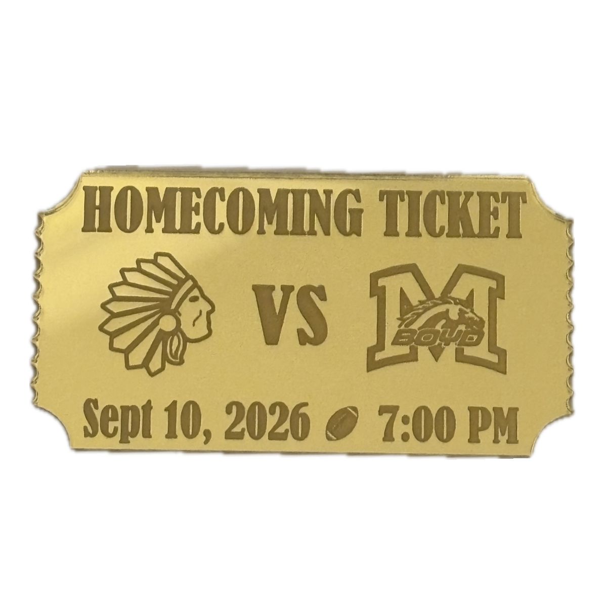 HOCO Gold Mirror MUM Trinkets