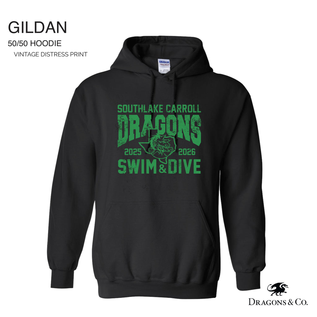 Dragon Swim Dive TEAM Hoodie