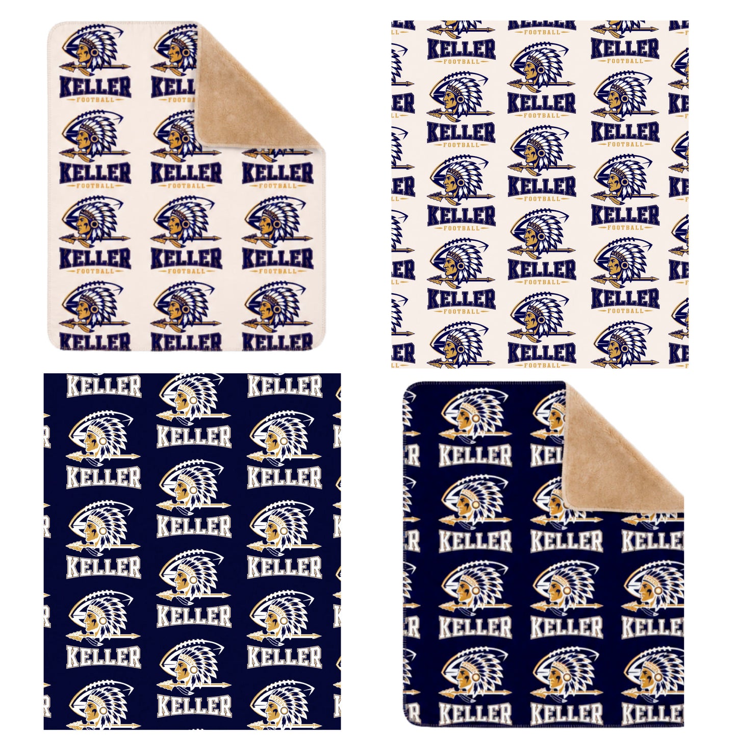 Keller Football Blanket