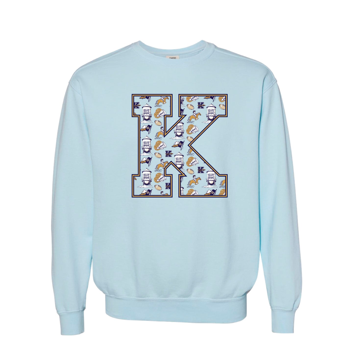K Comfort Colors Sweatshirt