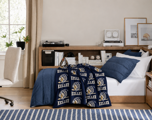 Keller Football Blanket