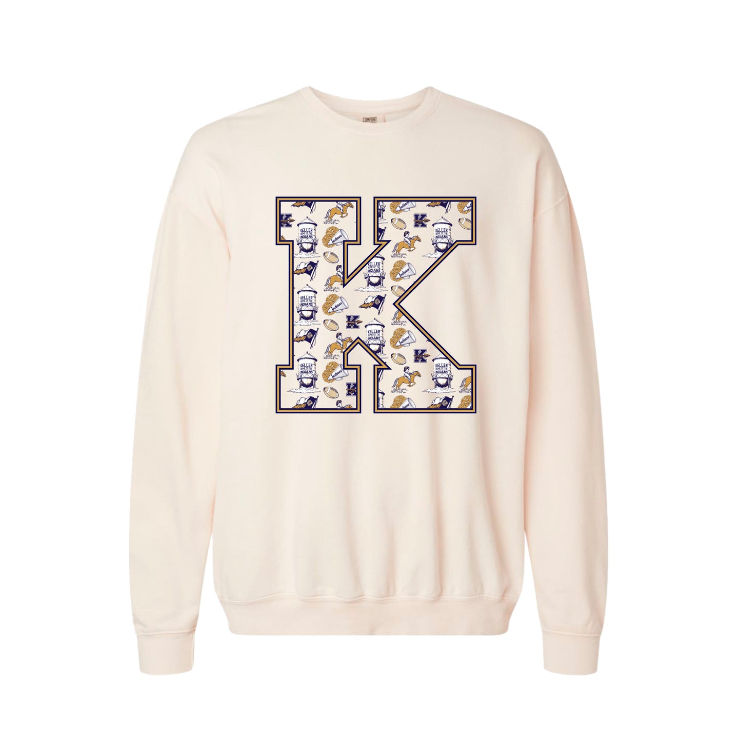 K Comfort Colors Sweatshirt