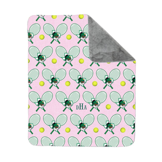 Personalized Dragon Tennis Repeat Blanket