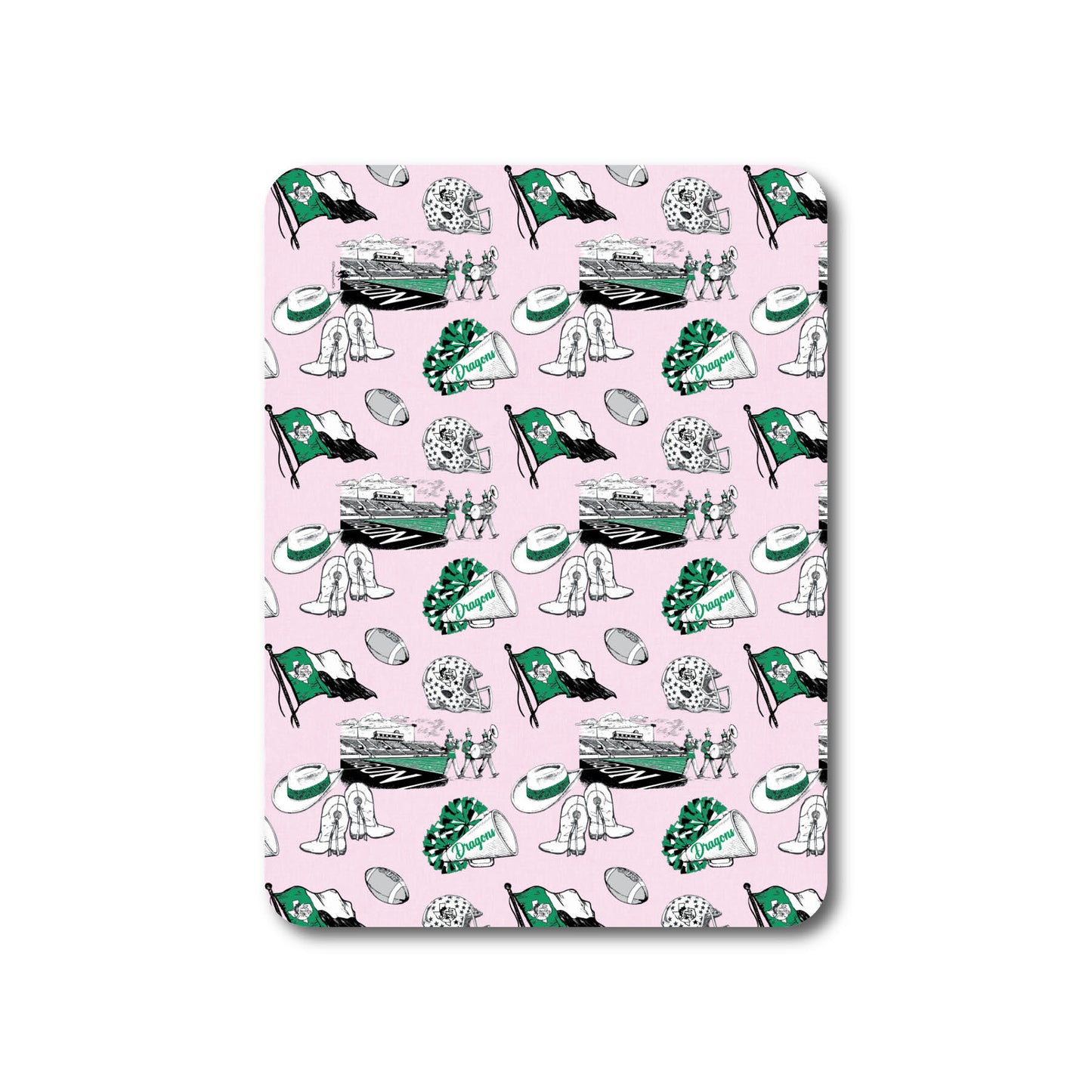 Carroll Gameday Toile Blanket