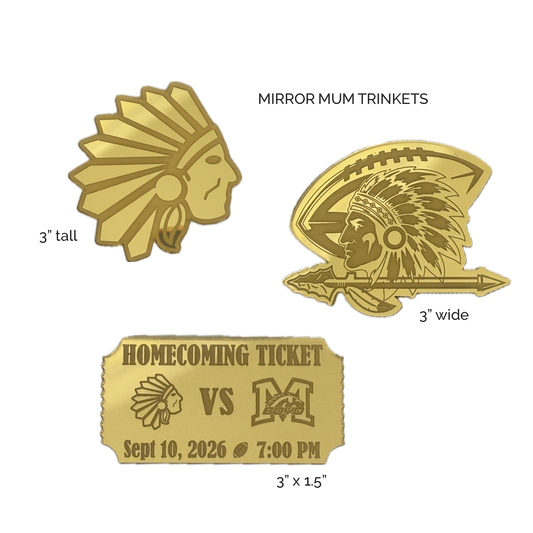 HOCO Gold Mirror MUM Trinkets