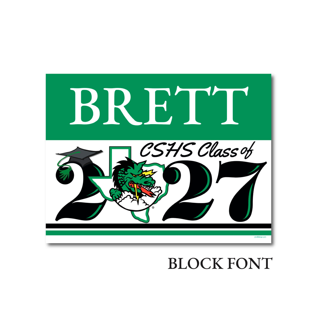 Class of 2027 Yard Sign