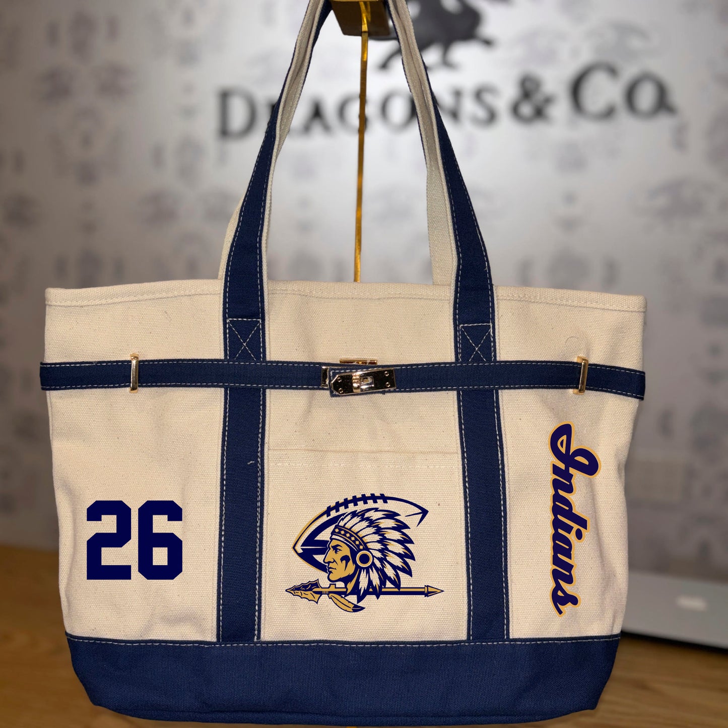 CUSTOM Keller Football Trendy Tote