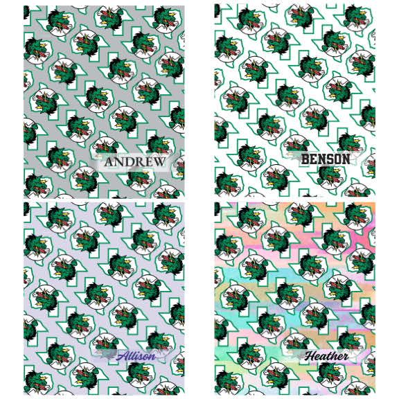 Personalized Dragon Repeat Blanket