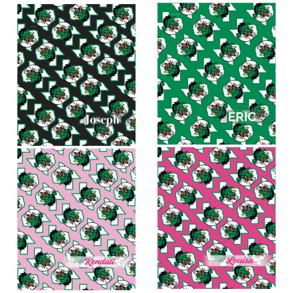 Personalized Dragon Repeat Blanket